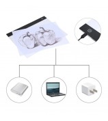 LED Graphic Tablet Writing Painting Light Box Tracing Drawing Board A4 Copy Table 235x330mm [CE Certified] - Smart Brightness Memory Function