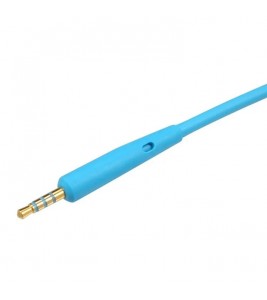 Line-control Audio Cable for BOSE QC25 Headphones with Mic Volume Control Cord Line - Baby Blue
