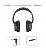 Line-control Audio Cable for BOSE QC25 Headphones with Mic Volume Control Cord Line - Baby Blue