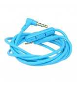 Line-control Audio Cable for BOSE QC25 Headphones with Mic Volume Control Cord Line - Baby Blue