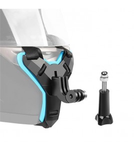 Universal Full Face Motorcycle Helmet Chin Mount Jaw Holder Strap for GoPro Hero 7/6/5/4/3 SJCAM SJ5000/6000/7000 DJI Osmo Action Etc.