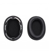 1 Pair Dust-proof Leather Breathable Headphones Cushion Replacement Ear Pads Cover for Sony MDR-100ABN WH-H900N