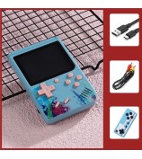 G50 Handheld Game Console with 500 Classical Retro Games 3.0 Inch Full-color Screen Rechargeable Battery Game Player - Blue