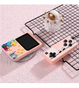 G50 Handheld Game Console with 500 Classical Retro Games 3.0 Inch Full-color Screen Rechargeable Battery Game Player - Blue