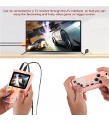 G50 Handheld Game Console with 500 Classical Retro Games 3.0 Inch Full-color Screen Rechargeable Battery Game Player - Blue