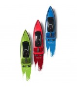 2.4GHz Mini RC Boat Remote Control Boat Waterproof RC Toy Kids Gift - Blue