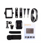 SJ60 2.0-inch LCD Waterproof 4K Wifi HD 1080P Sports Camera DVR Cam - Black